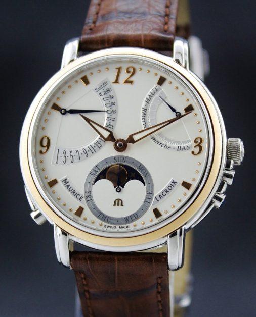 (image for) MAURICE LACROIX PING GOLD & STEEL LUNE RETROGRADE